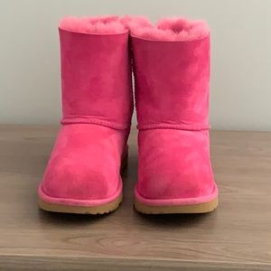 UGG Kids Bailey Bow Genuine Shearling Boot